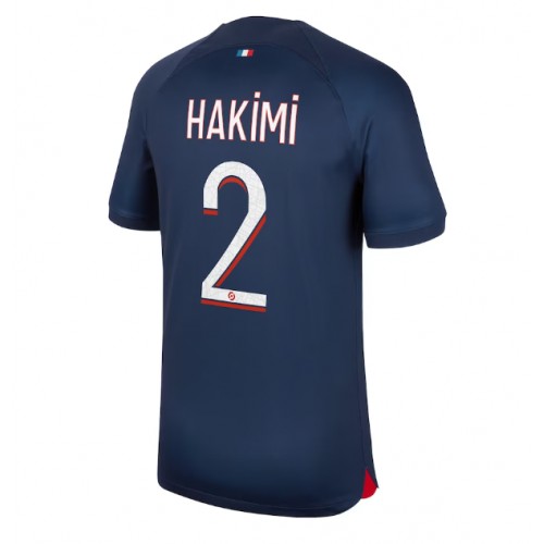 Maillot de foot Paris Saint-Germain Achraf Hakimi #2 Domicile 2023-24 Manches Courte